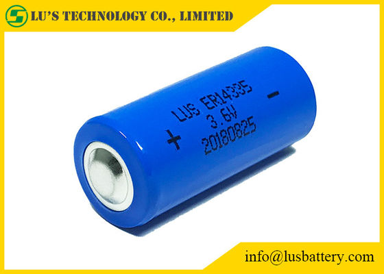 Bateria 3.6V 1.65AH 2/3AA do lítio LiSOCl2 de Er14335 3.6v