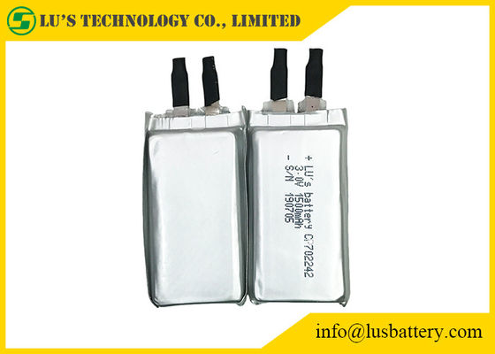 CP702242 bateria ultra fina 3.0v 1500mah para o transmissor do RF